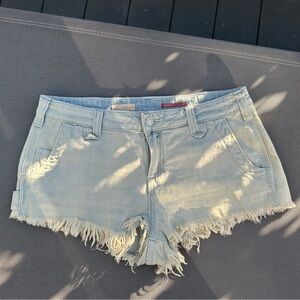 Pilcro Distressed Denim Shorts Size 27